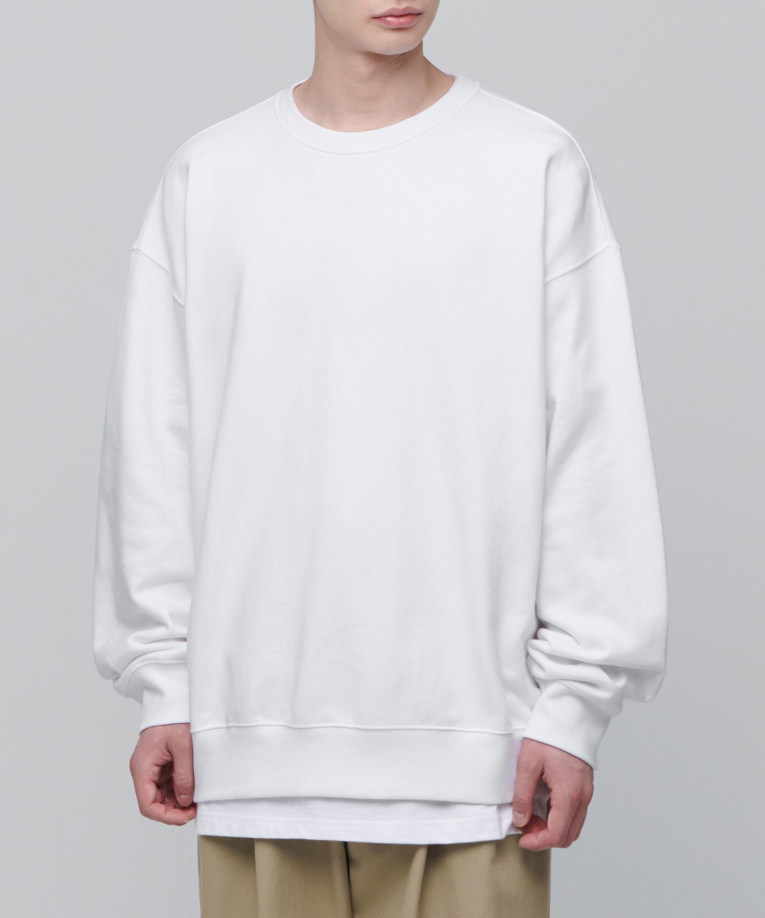 Musinsa Standard Свитшот Extra Oversized [Белый] White/L