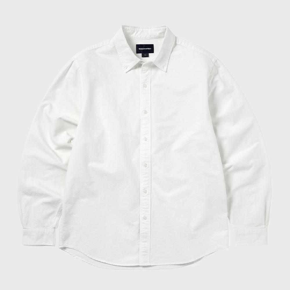 ЭтА НИКОГдА Не ТаКое Перекрашенная Оксфордская Рубашка с Логотипом T Белый S