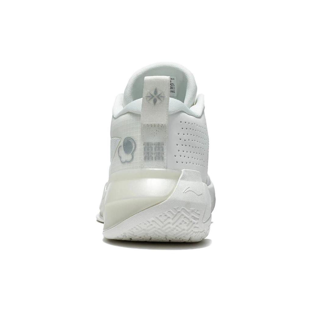 New LiNing Liren 2 Low Durable Breathable Low Top Basketball Shoes Men's Mist White ABAS039-5
