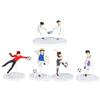 Captain Anime Tsubasa Character Playing Soccer Scene Model Ornament Desktop