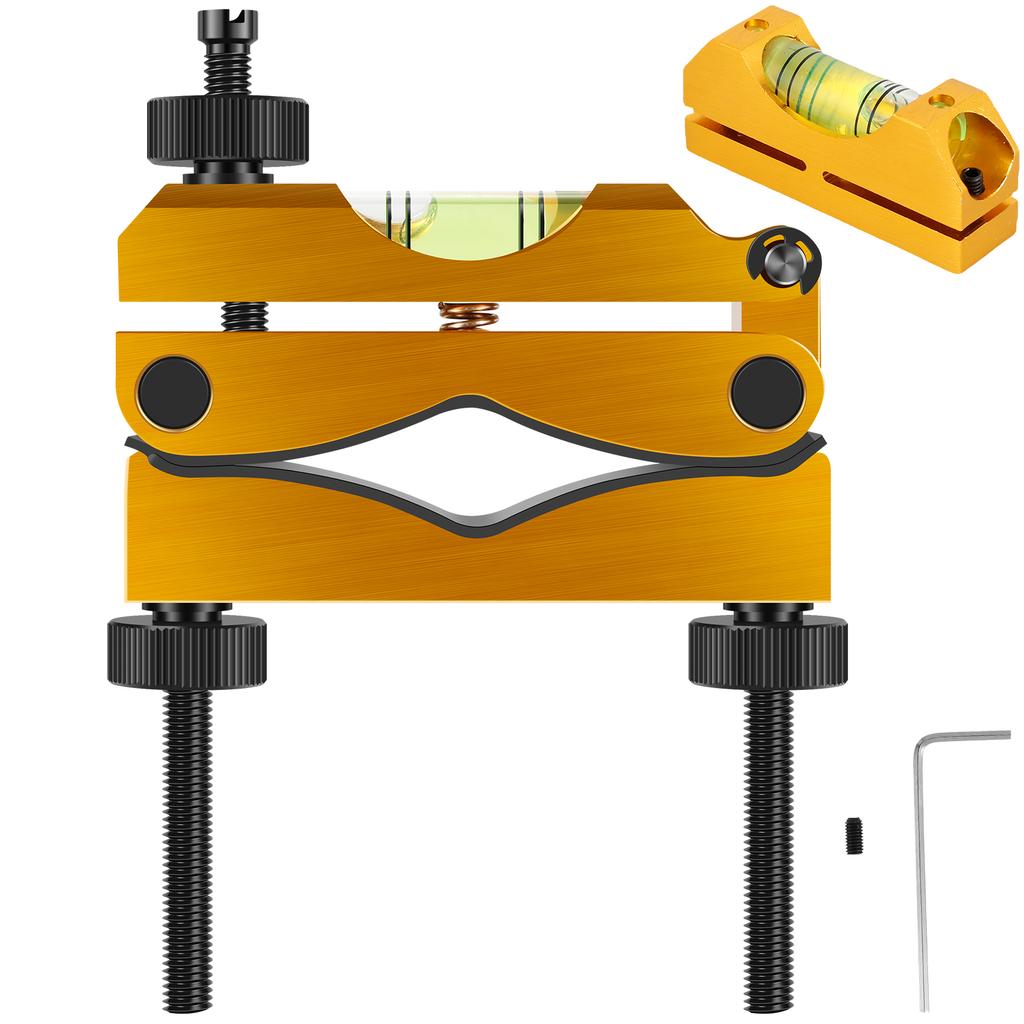 Kit di Livellamento di Precisione in Lega di Alluminio Strumento di Livellamento a Bolla di Alta Precisione Strumento di Livellamento per Allineamento del Reticolo per Apparecchiature Ottiche