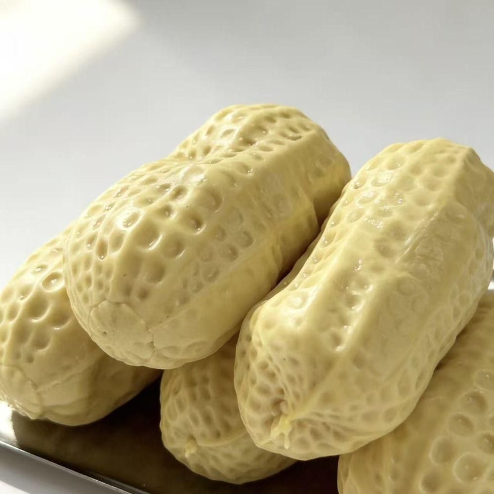 Realistic Peanut Stress Ball Anxiety Relief Non Rebound Fidget Toy Home Decoration