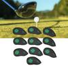 10 PCS     Head Covers Four Leaf   Pattern PU Waterproof Delicate   Iron Covers Set for Most  s