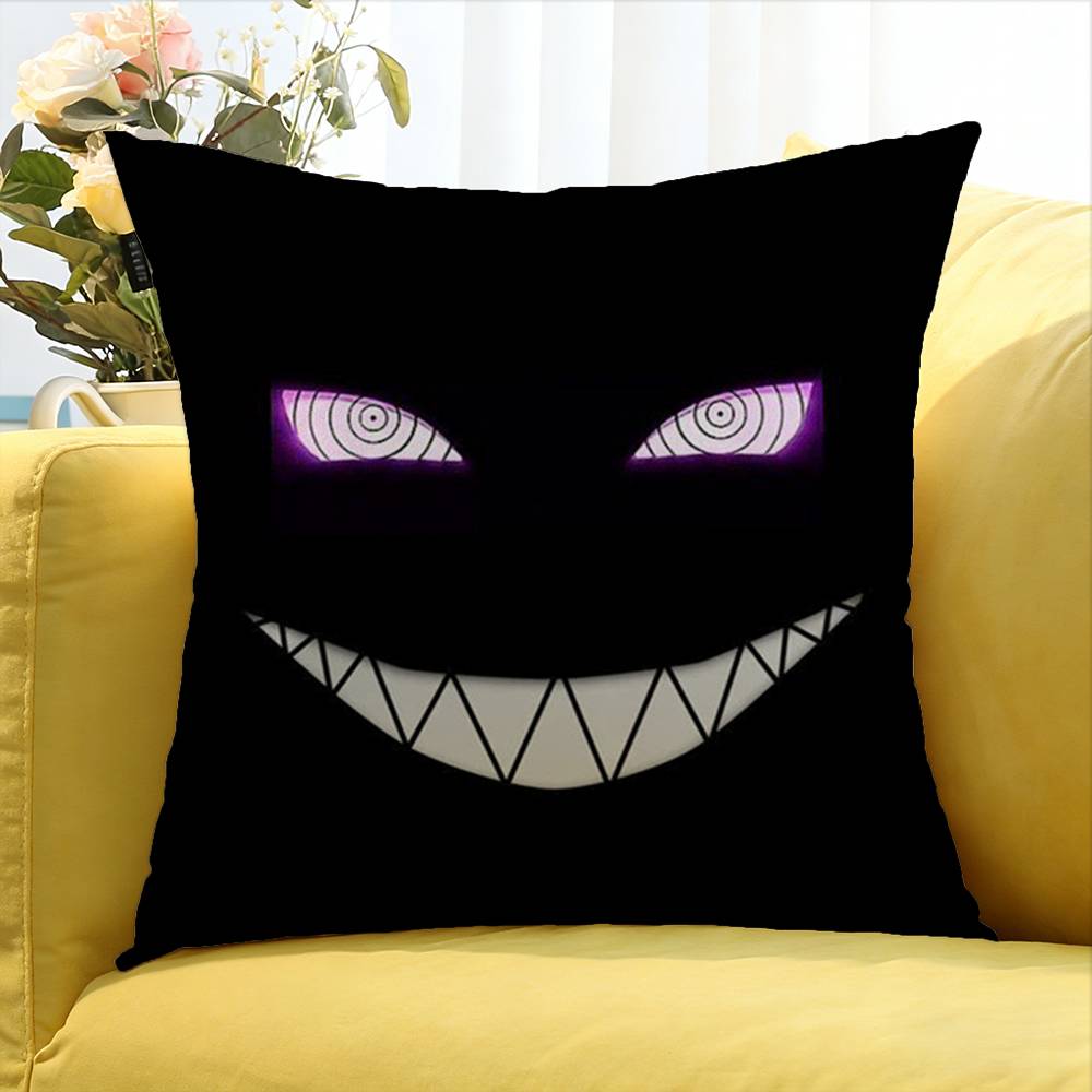 Black And White Eyes World Various Sizes Square Pillow Case For Car Home Bedchamber Decor