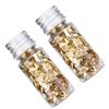 2Pcs Multifunction Bottled Decorative Gold Foil Paper for Nail Decoration Crafts