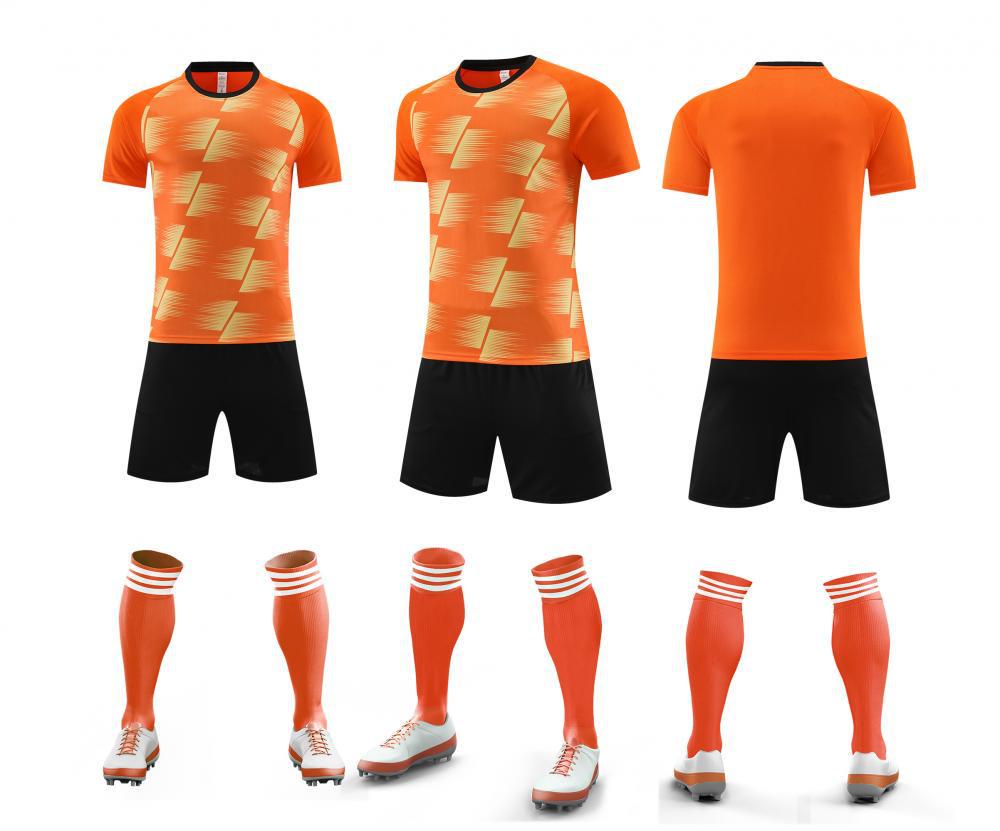 Unisex Quick-Dry Short Sleeve Football Jersey Set 4XL