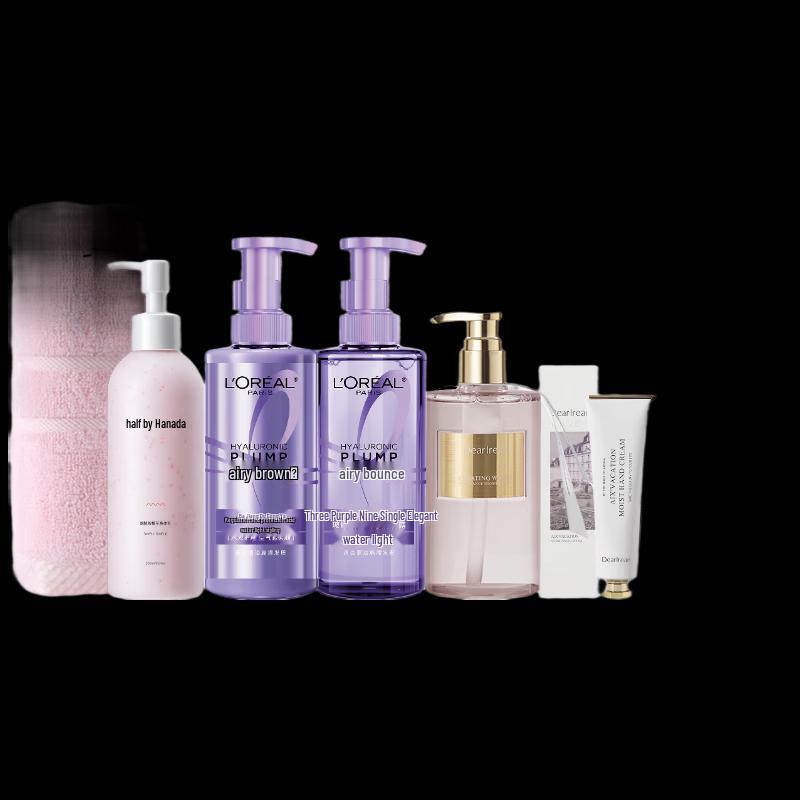 L Oréal Essential Oil Nourishing Body Care 7-Piece Gift Set