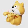 Cute Cat Dog Mini Handheld Fan Portable USB Food Cooling Fan for Toddle Noodles Desk