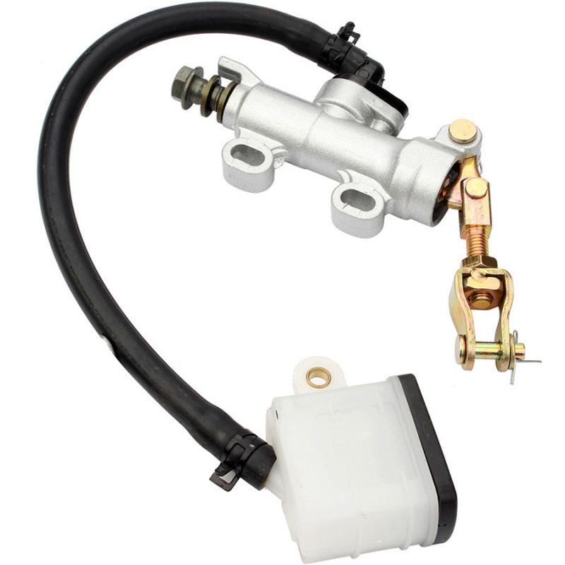 Rear Foot Brake Master Cylinder Large Capacity For 50-250cc ATV Quad Motorcycle