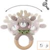 Creative Hand-Knitted Rattle 0-1 Year Old Baby Rattle Toy Child Soothing Can Bite Hand-Held Rattle Gift