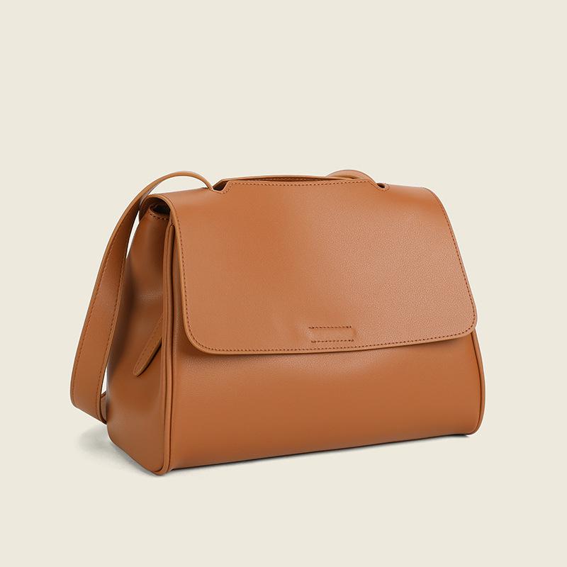 2022 Spring/Summer Women's Genuine Leather Large Capacity Shoulder Crossbody Tote