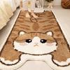 Cute Long Plush Bed  Bedroom Carpet Bay Window Balcony Living Room Children's Room Floor Mat Anti Slip