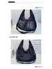 Chic Korean Style Women's Mesh Shoulder Bag - Large Capacity, Lightweight, Casual Underarm Bag for Easy Commuting