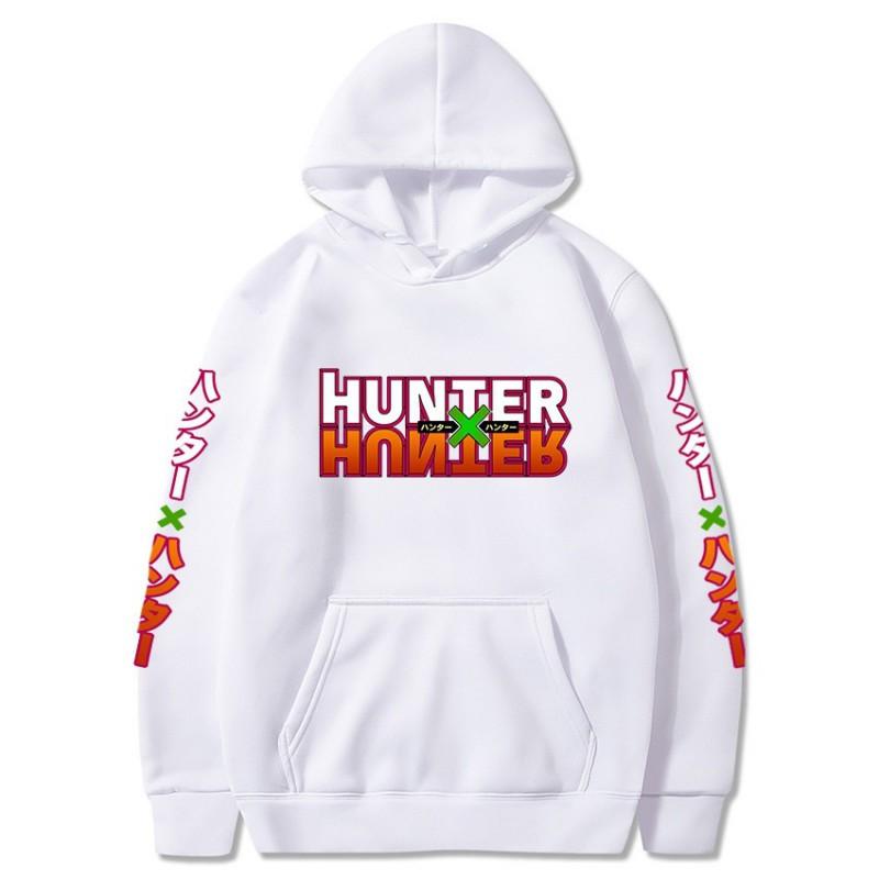 Anime Hunter X Hooded Sweatshirt Men Women Cotton-Lined Long Sleeve Pullover Streetwear Style