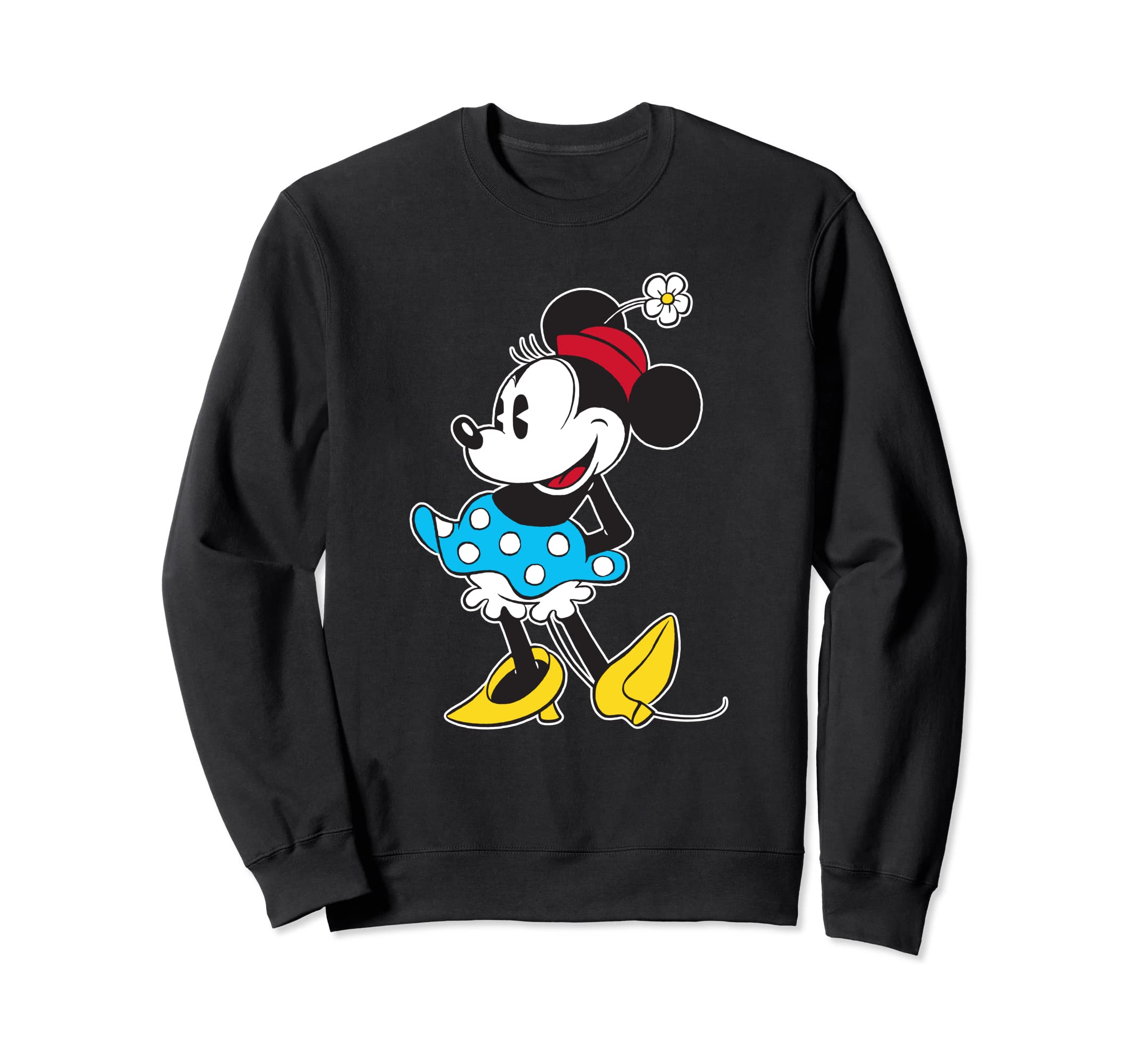 

Disney Vintage Minnie Mouse Pillbox Flower Hat Sweatshirt