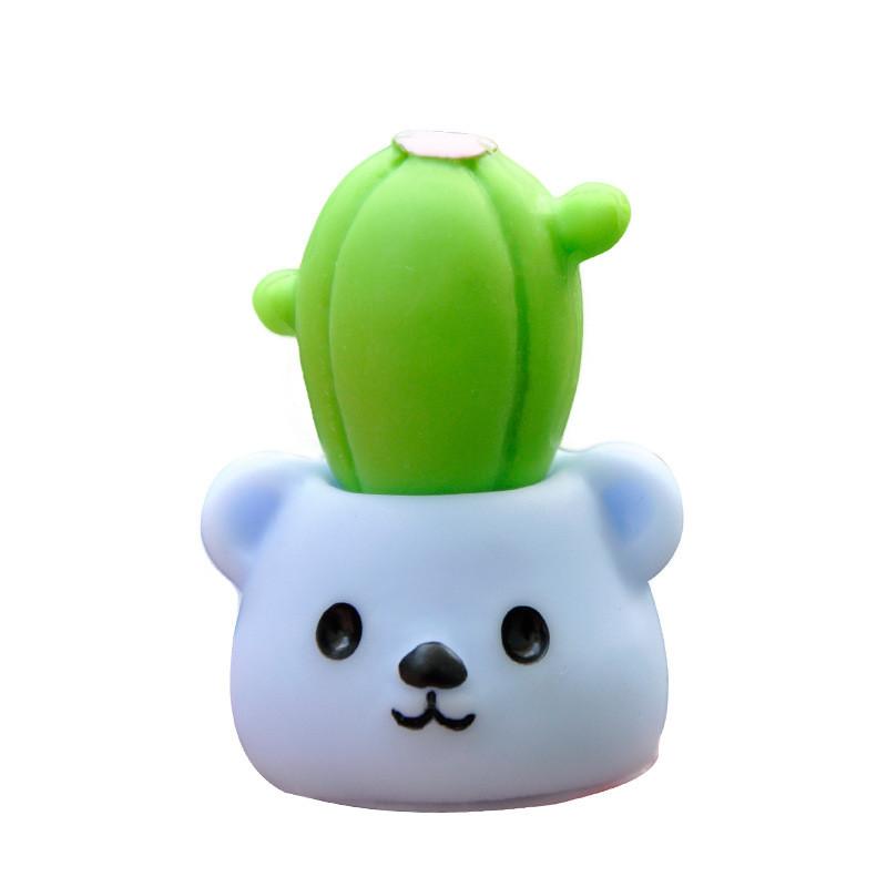 Succulent Animal Cute Resin Statue Action Figure Model For Tabletop Gift Decor