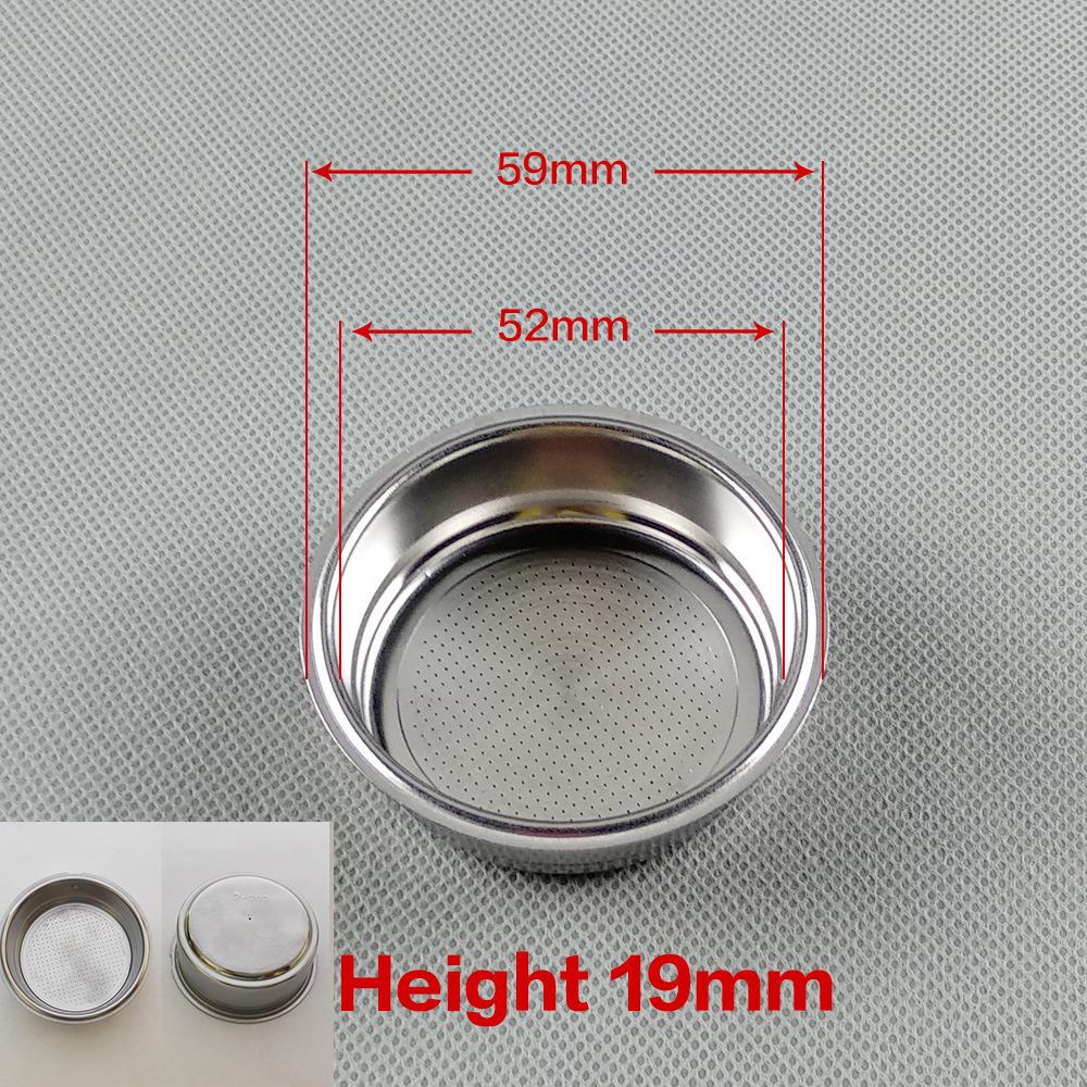 51mm 1/2cup Coffee Filter Powder Basket, Made Of Stainless Steel There Are Both Pressurized And Non - Pressurized Powder Baskets