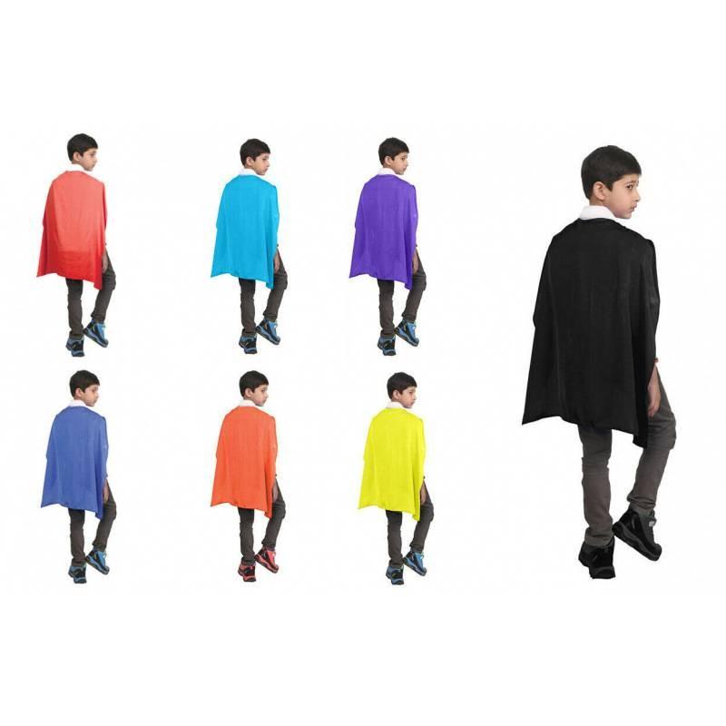 Short Kids Halloween Cloak For Stage Performance And Cosplay In Vibrant Colors
