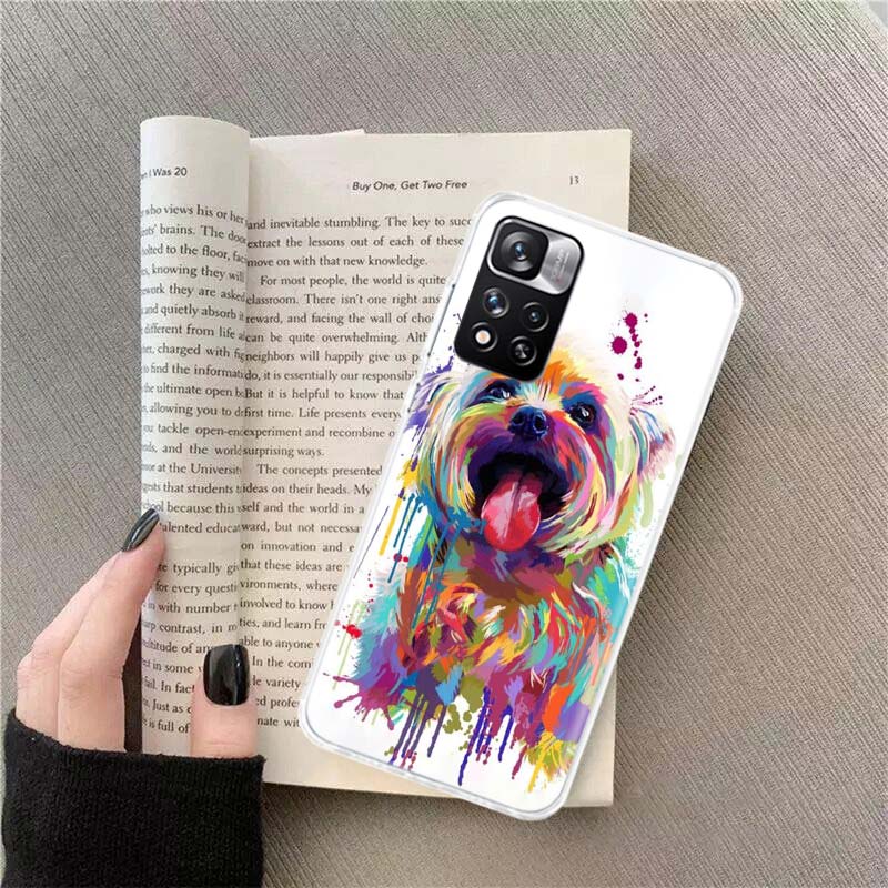 Yorkshire terrier dog Phone Case For Xiaomi Poco X4 F4 GT X3 NFC X5 X6 X7 Pro 5G M5 M5S M3 F5 Mi F6 F3 F2 F1 Cover Coque Fundas