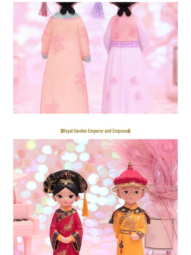 Boneca Princesa Estilo Antigo Xianci de Resina: Ornamento de Mesa Elegante e Presente para Menina