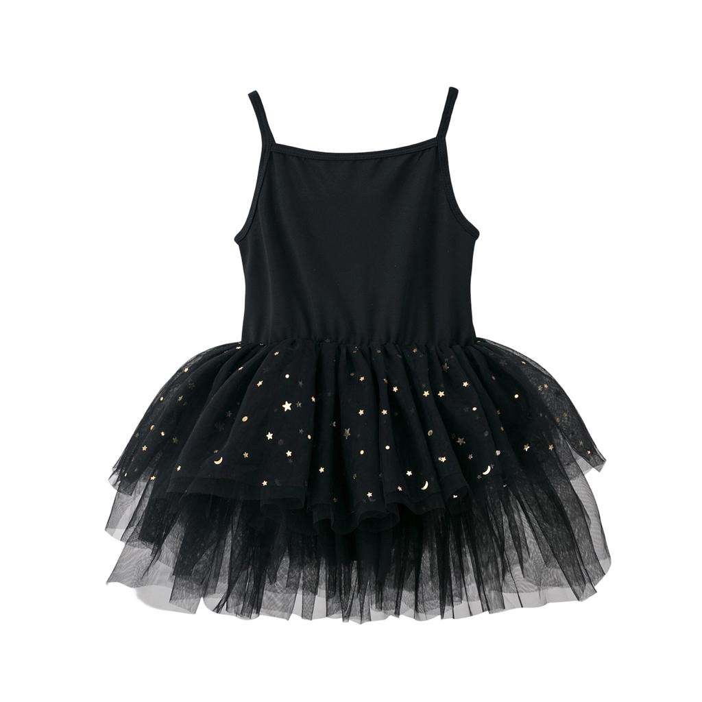 Girls Dress Sleeveless Leotard for Toddlers