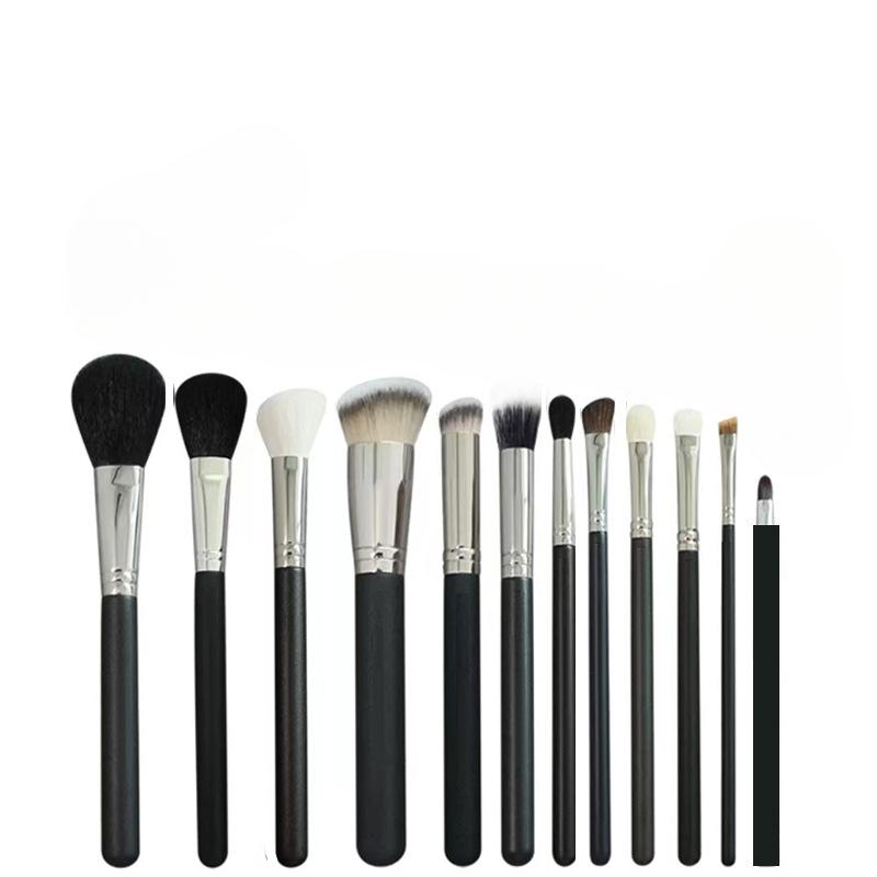 

Кисть для рассыпчатой ​​пудры, тональный крем, кисть для консилера, тени для носа, тени для век, кисть для губ, набор кистей для контурного хайлайтера, кисть для шерсти животного.