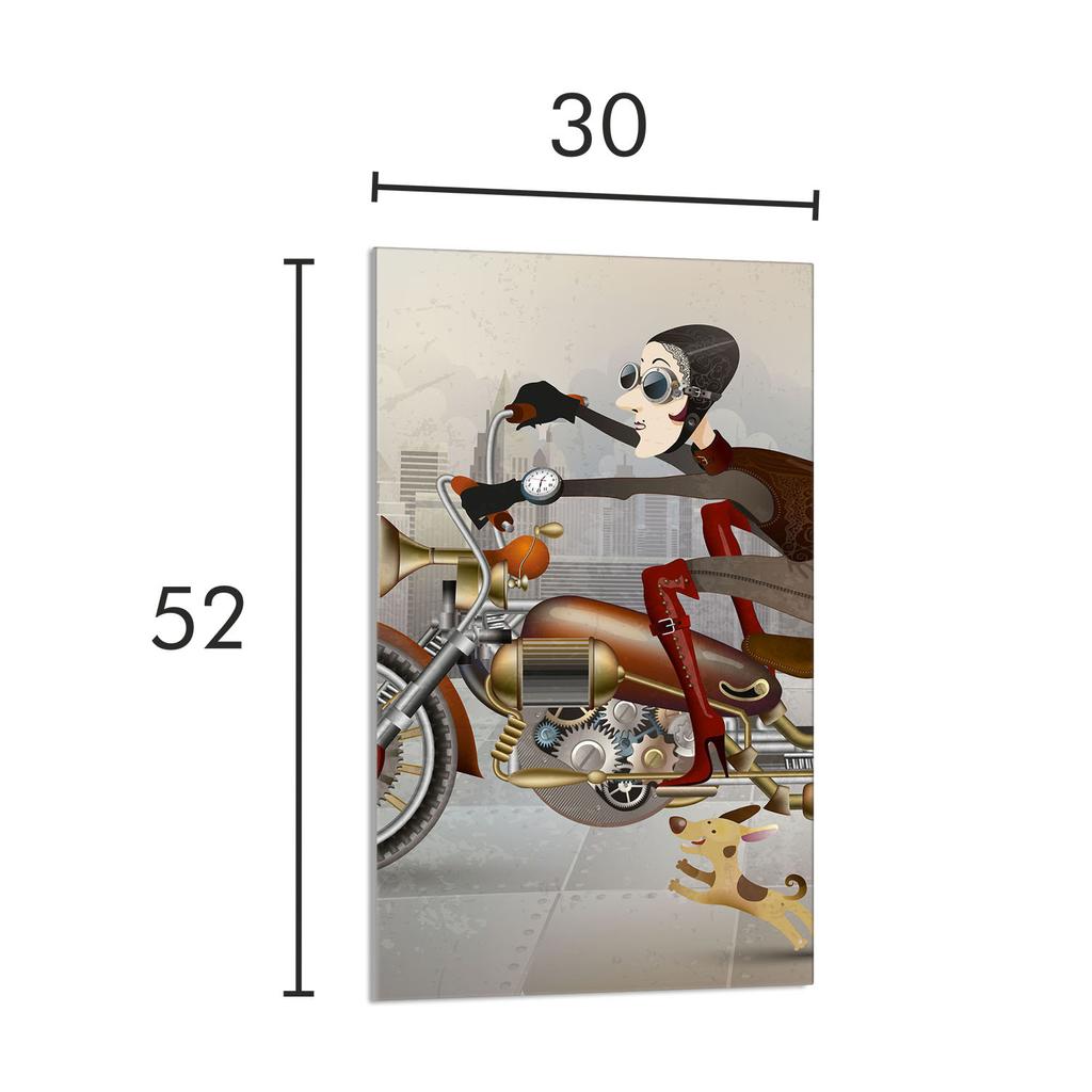 SZKLANA DESKA DO KROJENIA 30x52 Motocykl