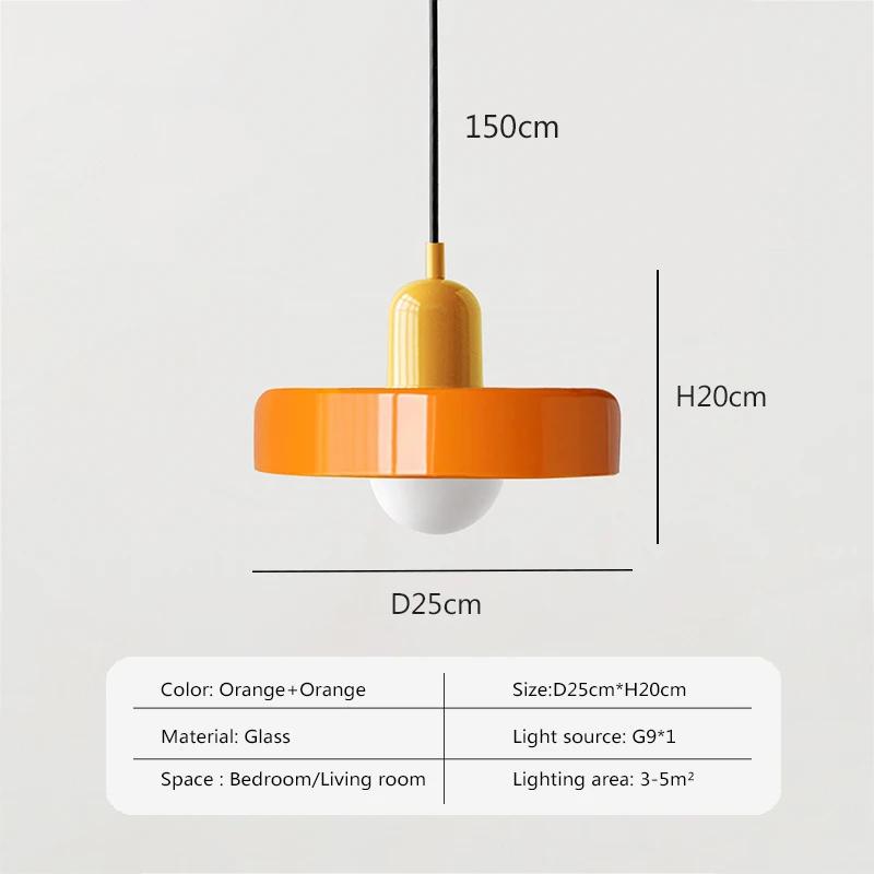 Nordic Pendant Light Glass Home Decorative Lamp For Living Room Restaurant Bedroom Study Indoor Hanging Illumination Luminaires