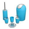 Elegant Euro-American Bathroom Set: 6-Piece Toiletries & Electroplated Lotion Bottle