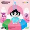 Powerpuff Girls Plush Keychain - Cute Cartoon Bubbles Pendant Birthday Gift
