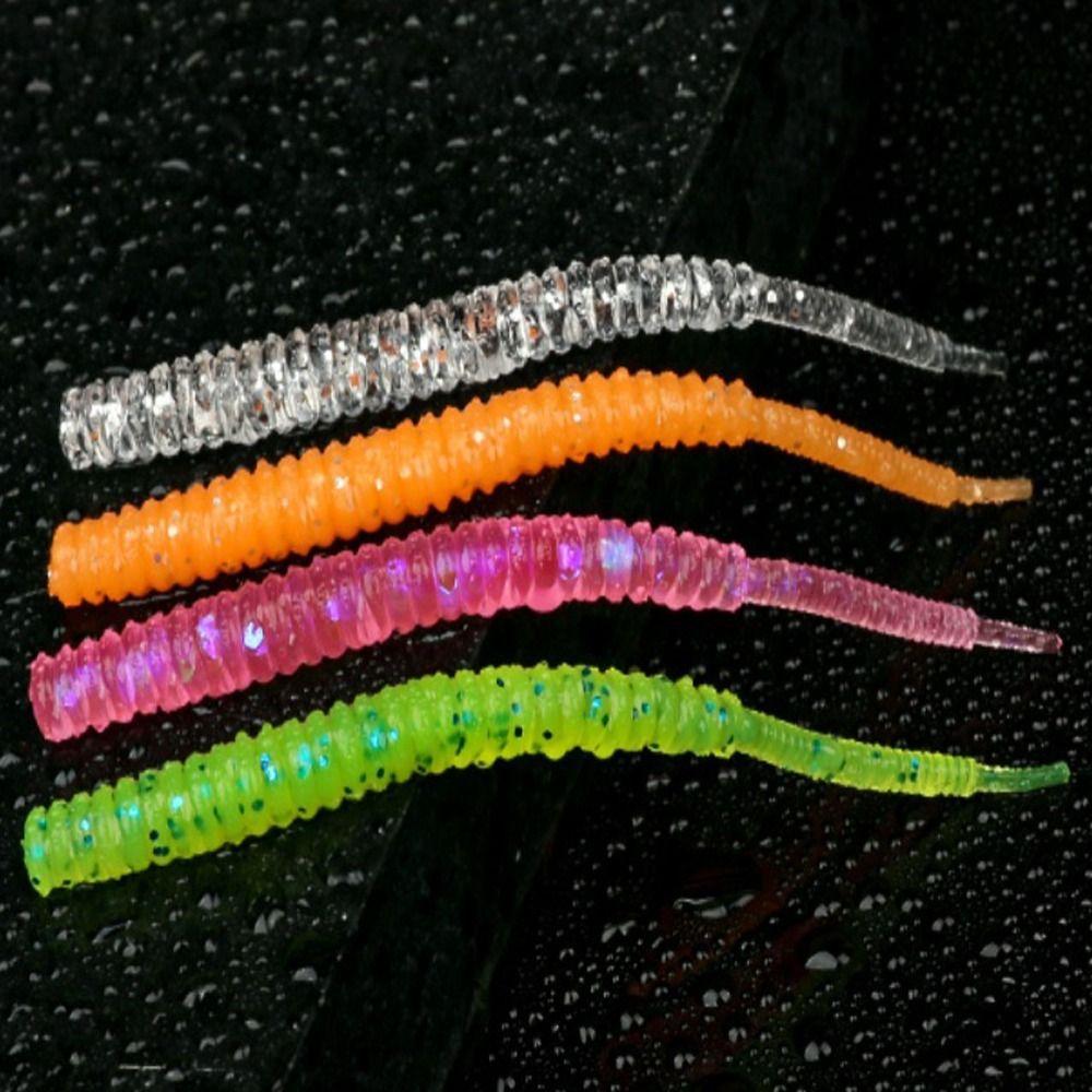 Root Fishing Trout Thread Bass Silicone Baits Worm Soft Lures Small Soft Bait Fishing Soft Bait