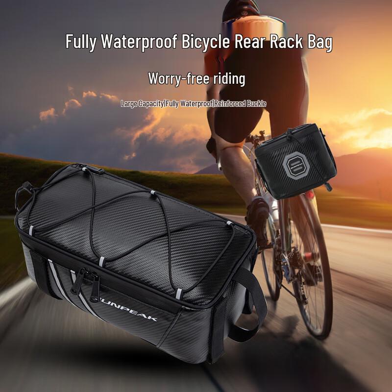Bicycle Rear Rack Storage Bag 13 Inch