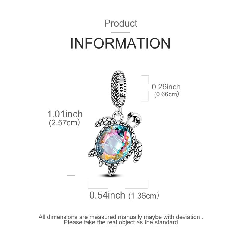 Charms Copper Turtle Dolphins Hedgehogs Pendant Bead Fit Original Necklace Bracelet Bangle Fine Jewelry Women Diy