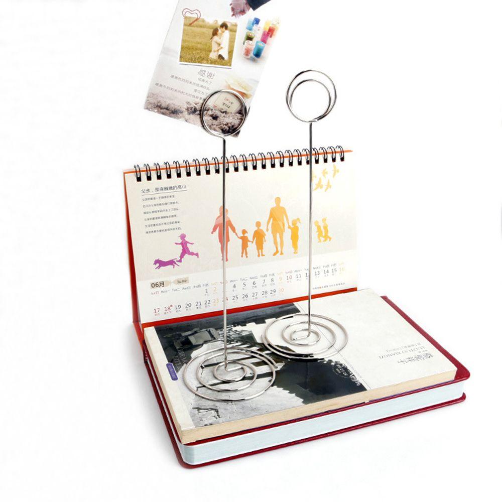 Wedding Supplies Paper Clamp Rose Gold Clamps Stand Photos Clips Table Numbers Holder Place Card