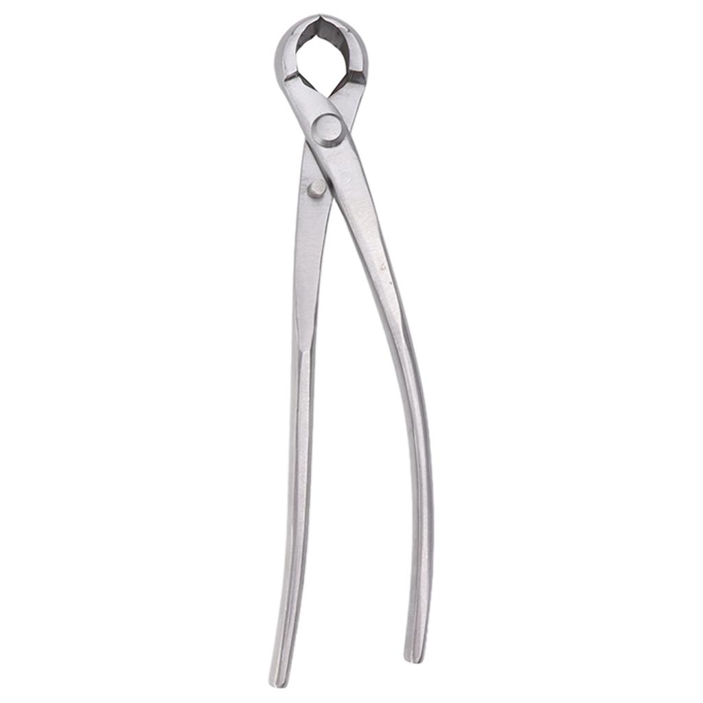 Concave Cutter Chromium Alloy Silver Bonsai Concave Branch Cutter Durable Gardening Concave Pruner for Home Yard Garden