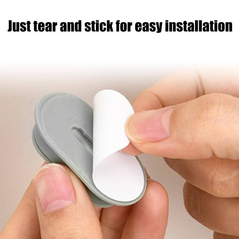 Pack of 4 Space Saving Silicone Remote Holder With Powerful Magnets Wall Mounting Storage Rack For Home Electronics