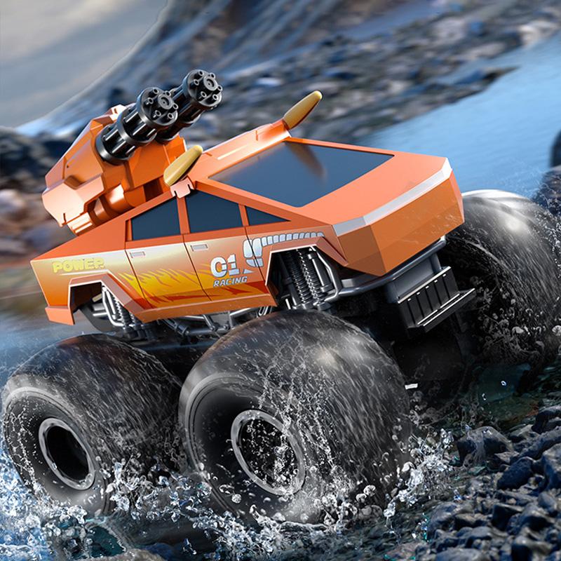 New JJRC Q213 Rc Car 2.4g 4WD Amphibious Remote Control Cars Truck Climbing All-Terrain Waterproof Armored Vehicles Toy for Kid