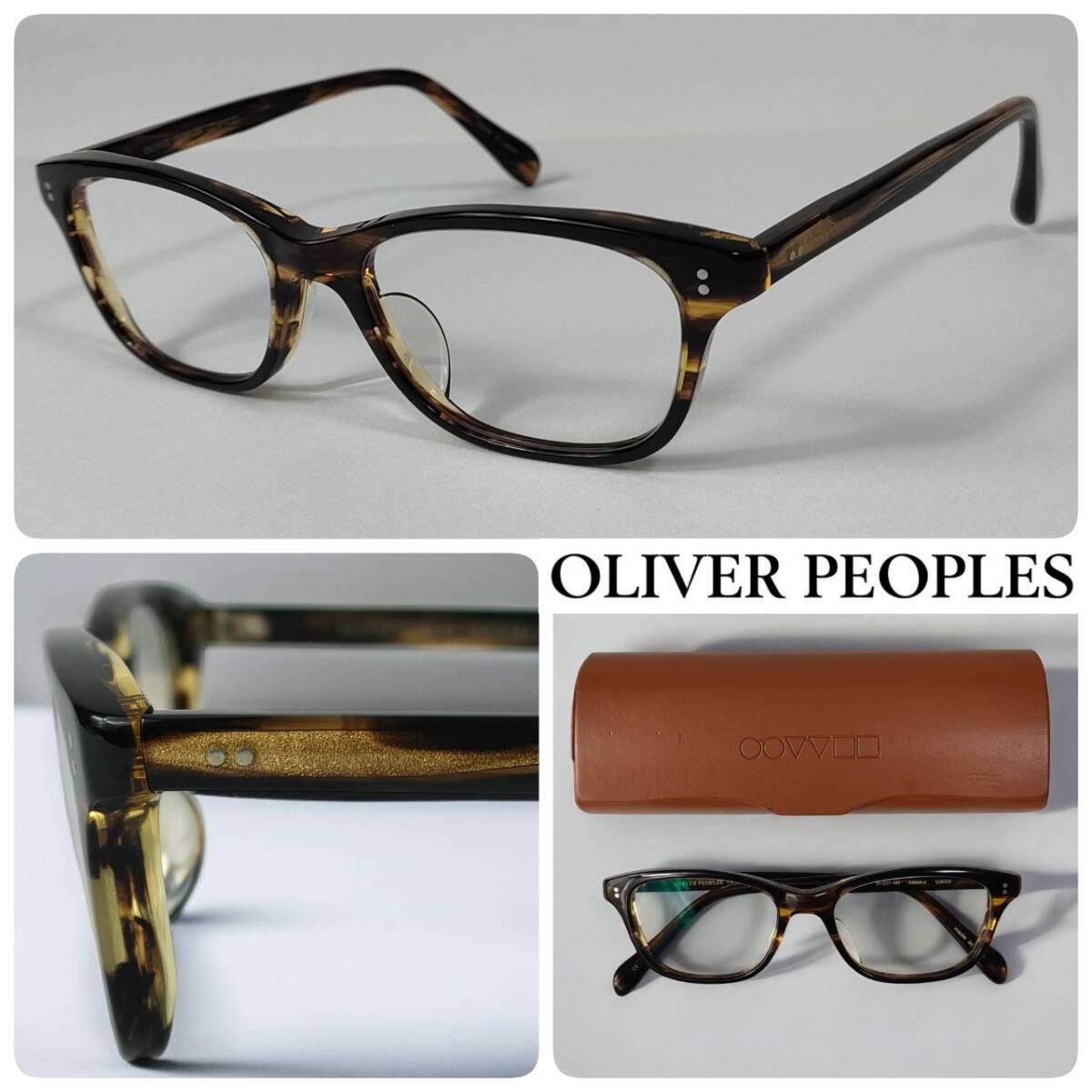 Used Unused item OLIVER PEOPLES Tortoiseshell style glasses sunglasses frame 5117-145 Ashton-J COCO2