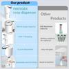 380ml Automatic Soap Dispenser 13.5 Oz Touchless Foam Soap Dispenser USB Rechargeable 4 Speed Electric Sanitizer Dispenser Set