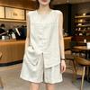 Yousheng Summer 2 Piece Sets for Women, Short Sleeve Crew Neck Top And Shorts Matching Set, Casual Loose Lounge Outfits