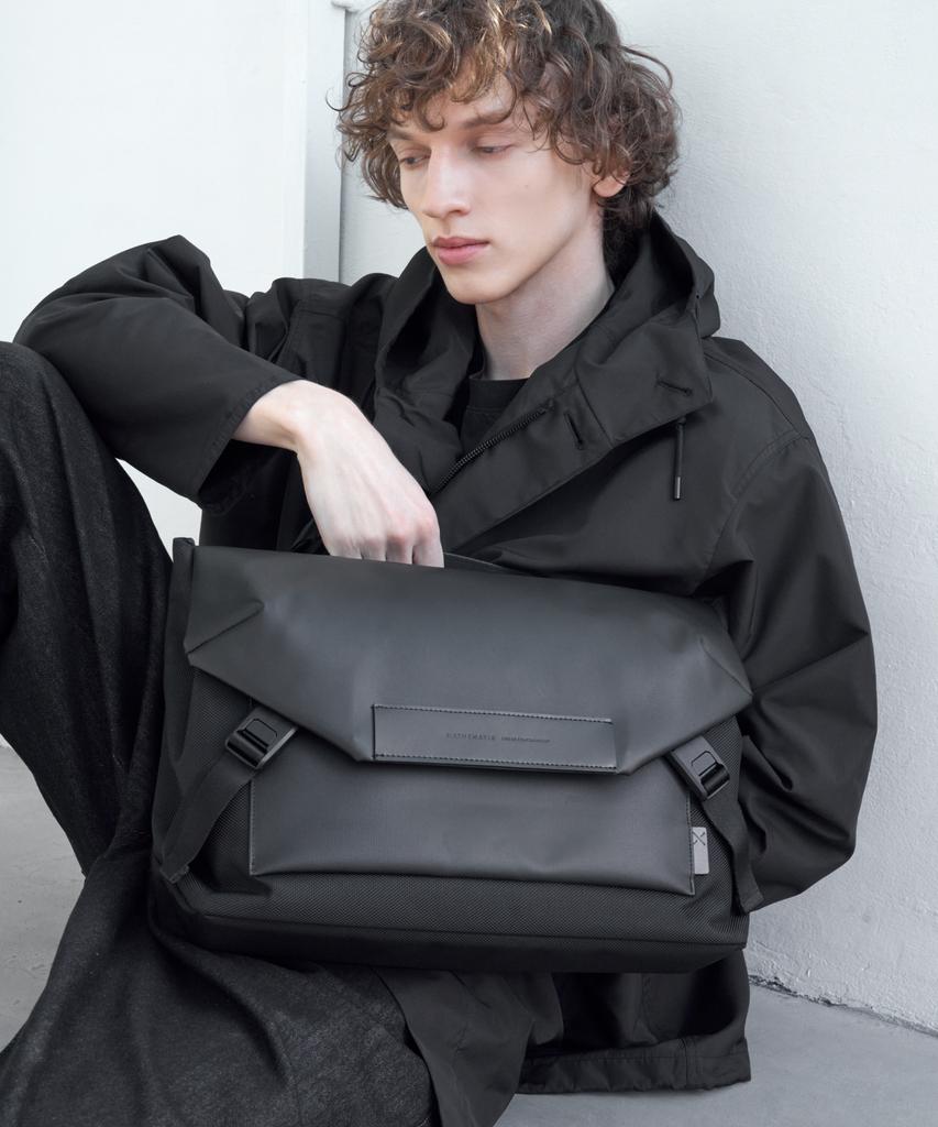 Mathematik Hawk C1 Laptop Square Messenger Bag Multi-Pocket Large Capacity