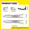 2X Rear Left&Right Side Chrome For 16-21 Hyundai Tucson Exterior Door Handle EXV