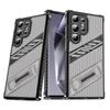 Bracket Holder Armor Phone Case For Samsung S25 S24 S23 Ultra Plus FE Shockproof Cover For Samsung A56 A36 Phone Accessories