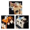 Dog Sofa Arm Organizer Crochet Dog Sofa Armrest Organizer with 2 Pockets And 1 Mug Holder Handmade Dog Shaped Armchair Remote Control Caddy