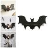 Black Bat Wall Shelves Bat-shaped Gothic Halloween Shelf  Living Room Decoration