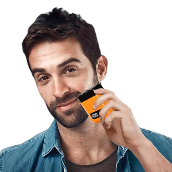 Double-head Mini Electric Shaver USB Rechargeable Waterproof Portable Travel Wet Dry Shaving Razor Men