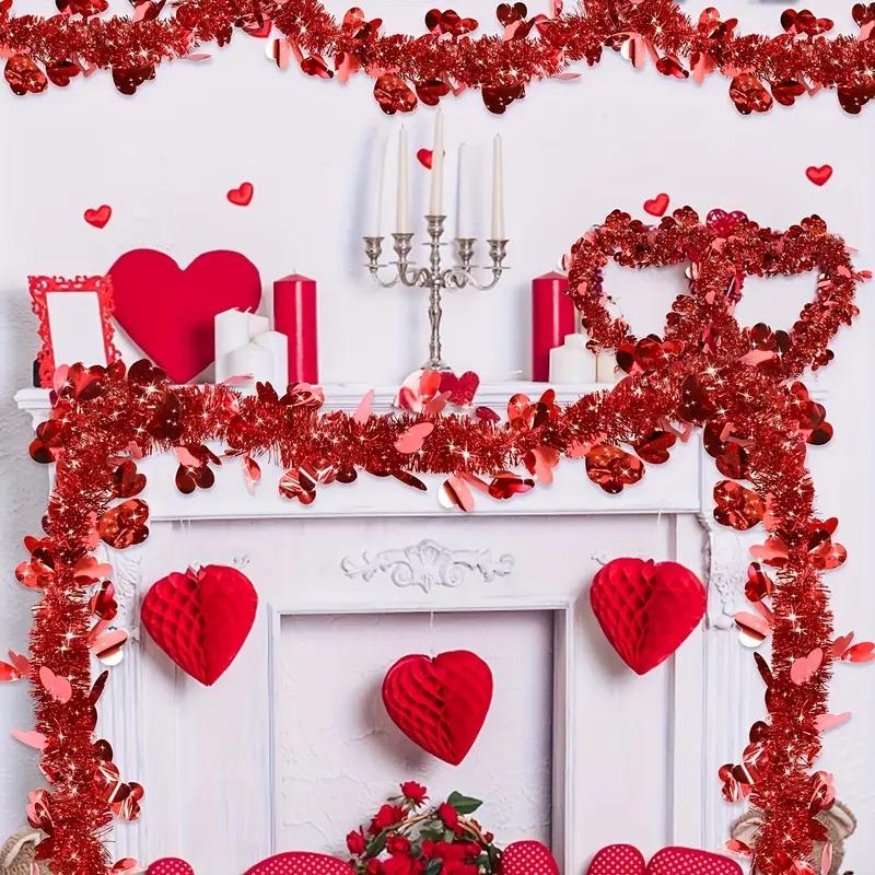 1/3/5 STK Weihnachtsbaum Girlande Home Wand Tür Dekor Dekor Band Ornamente Lametta DIY Hochzeit Neujahr Geburtstag Party Supplies