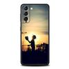 Soft TPU Phone Case For Samsung Galaxy S25 S24 S23 S22 S21 Ultra S20 FE 5G S10 S10E Plus Baseball Black Cover