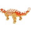 Kawada Nano Block Dinosaur DX Ankylosaurus NBM-063 4.5x28x21cm Building Toy for Ages 12 and Up