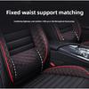 Luxurious PU leather car seat cover, 3D wing & fixed lumbar support - Soft, comfortable and durable, suitable for most Car